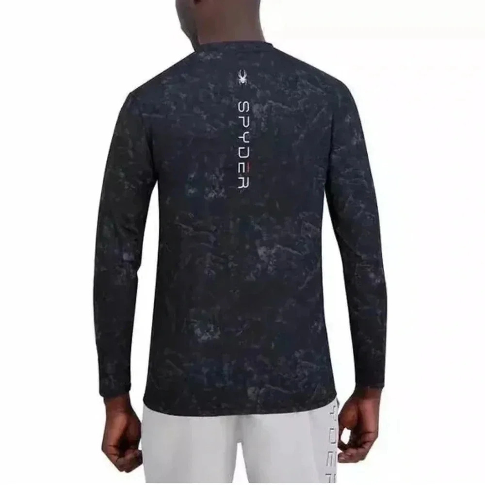 Spyder Men's Long Sleeve Rashguard - Picture 10 of 14